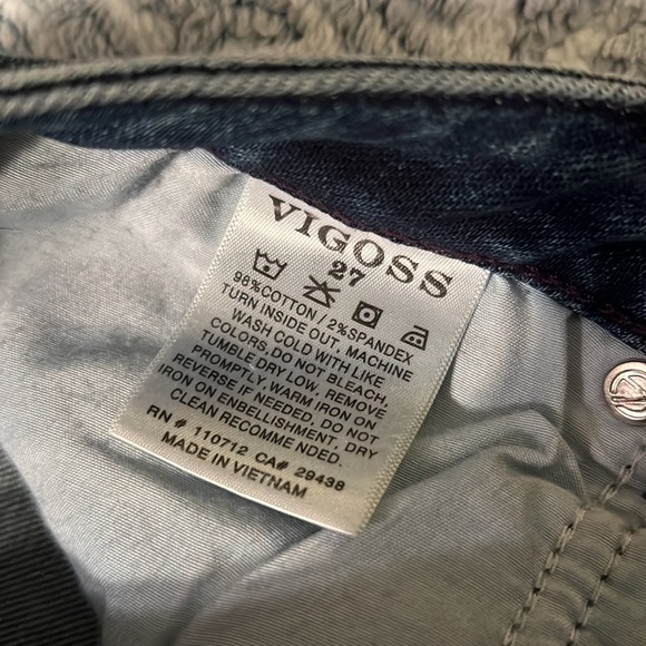 NWT Vigoss Jeans Size 27 - Picture 7 of 7